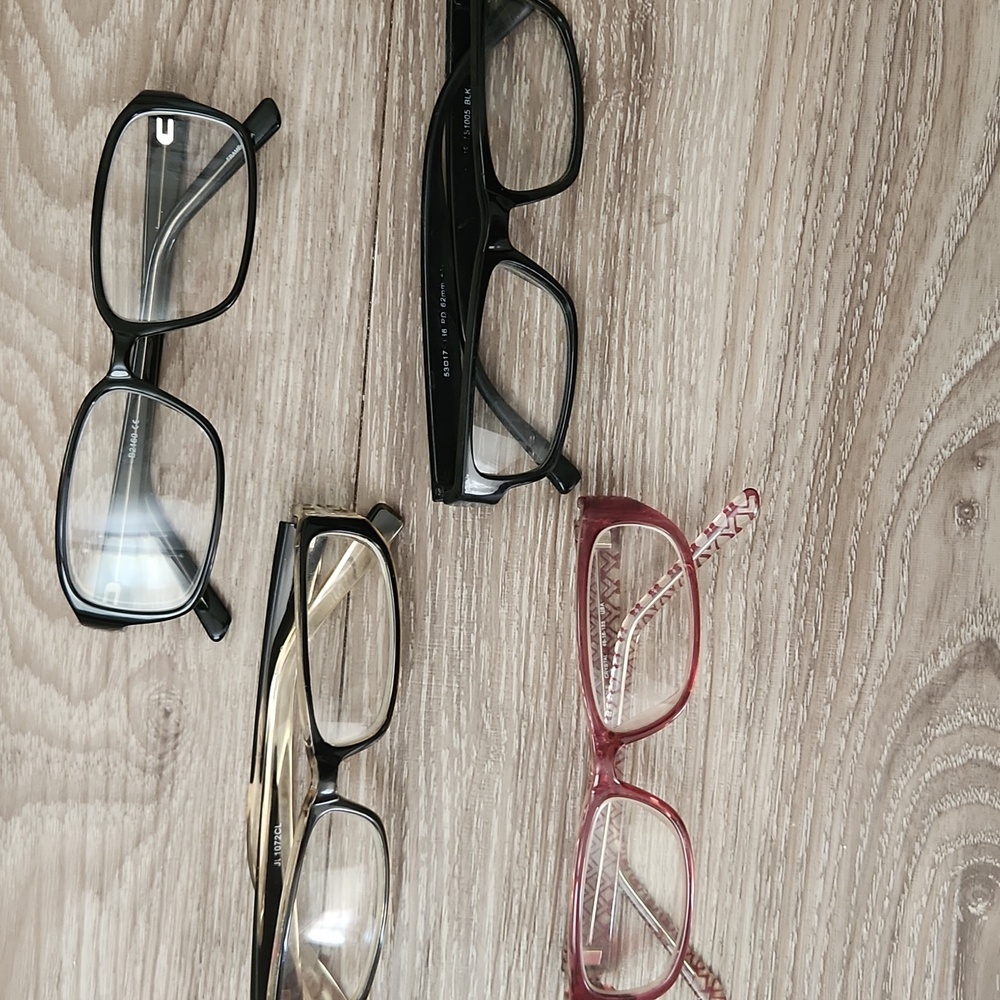 Lot of 4 Eyeglass Frames Bundle